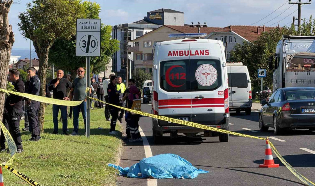 Düzce'de motosiklet yayaya çarptı: 1 ölü, 1 ağır yaralı