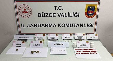 Düzce'de uyuşturucu operasyonu 1 tutuklama