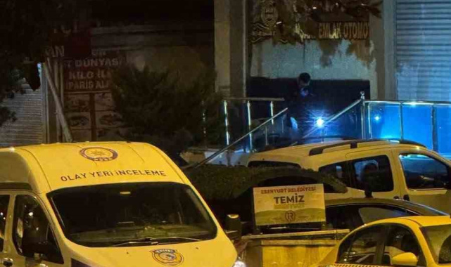 Esenyurt'ta bir emlak ofisine molotof atıldı