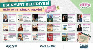 Esenyurt'ta Ekim ayı Kültür ve Sanat etkinlikleri başlıyor