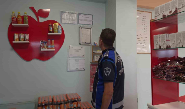 Gebze'de okul kantinlerinde hijyen ve etiket denetimi yapıldı