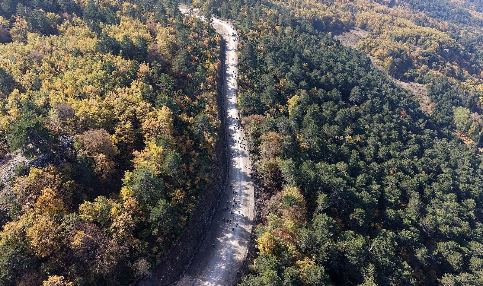 Kılıçkaya’da sonbahar şöleni: 120 doğasever 17 kilometre yürüdü