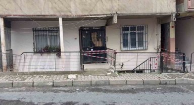 Küçükçekmece'de tahliye edilen bina mühürlendi: Zabıta ekipleri nöbet tutuyor