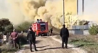 Mobilya dükkanındaki yangın paniğe neden oldu