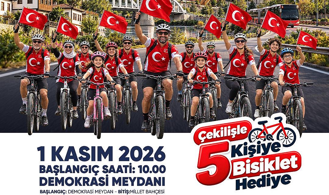 Sakarya Cumhuriyet için pedallayacak: 5 kişiye bisiklet hediye edilecek!