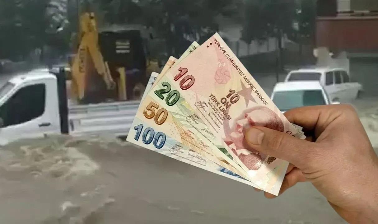 Sakarya’da Sel Mağduru Hanelere 10 Bin TL Destek