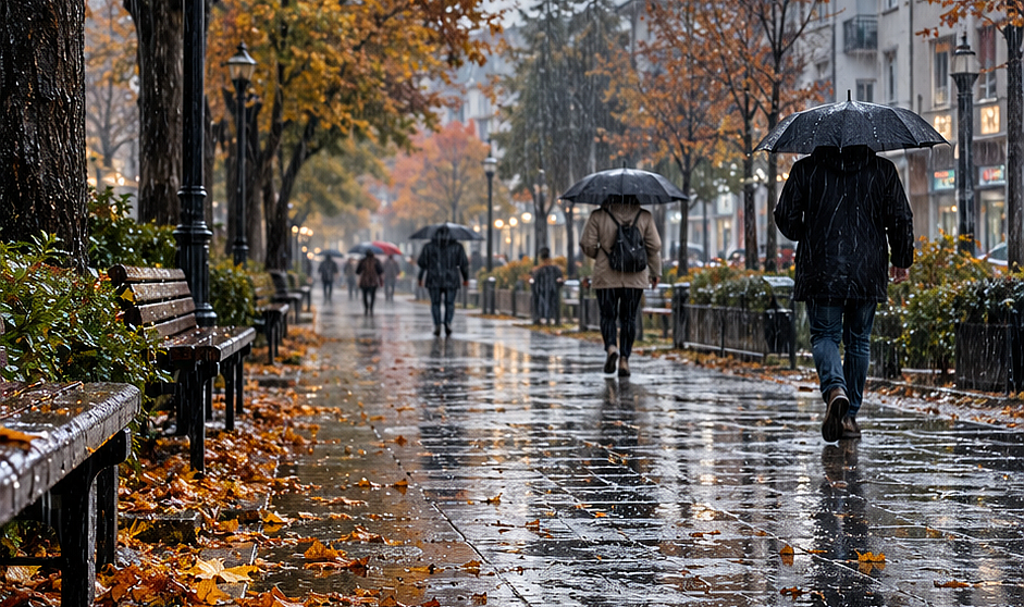 Sakarya’da sıcaklıklar düşüyor: 29 Ekim’de kuvvetli sağanak bekleniyor