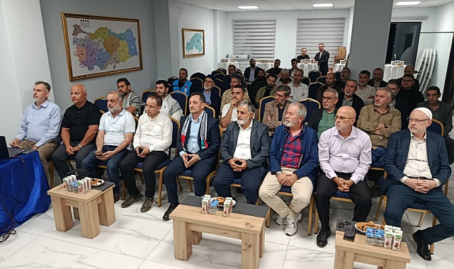 Sakarya TÜMSİAD'da Gazze’nin sesi yükseldi; İslam Asalya yaşadıklarını anlattı