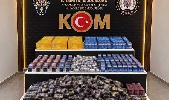 Sakarya'da binlerce paket kaçak sigara ve tütün ele geçirildi