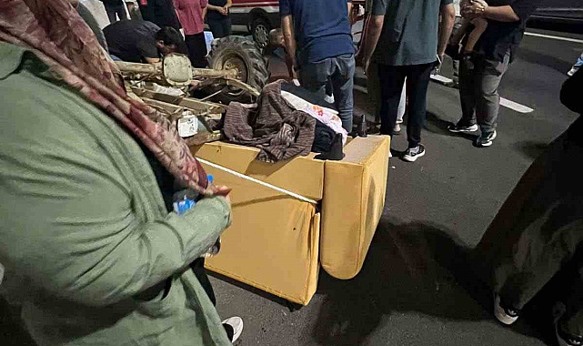 Sakarya'da tünelde patpat devrildi: 2 yaralı