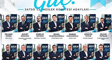 SATSO 13. Meslek Komitesi’nde Mavi Liste’den birlik ve güç mesajı