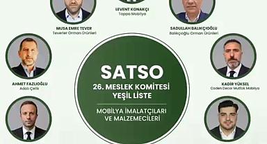 SATSO 26. Meslek Komitesi’nde Levent Konakçı ve Yeşil Liste’den güçlü temsil hedefi