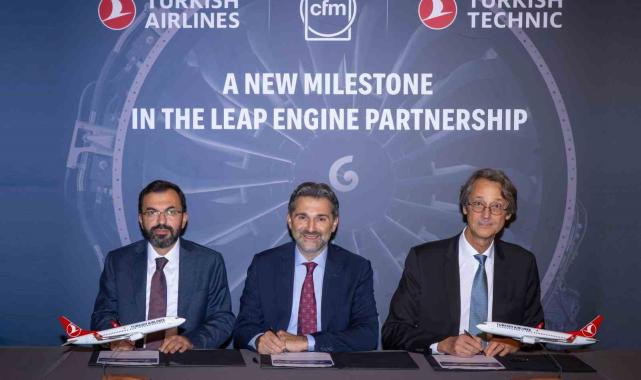 Türk Hava Yolları ile CFM arasında 600'den fazla LEAP-1B motoru için mutabakat zaptı imzaladı