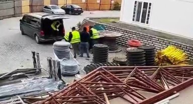 Tuzla'da şantiyeden 1 milyon 397 bin TL değerinde kablo çalan 3 şüpheli yakalandı