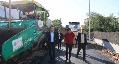 Yeşilyurt Mahallesi'nde asfalt çalışmaları sürüyor